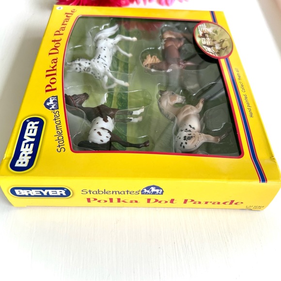 NEW Breyer Stablemates Polka Dot Parade Horse Figures Collectible Toy Set # 5979 - Picture 14 of 15
